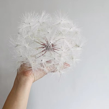 thumb_90cm Giant (20cm) White Artificial Dandelion Flower Stem