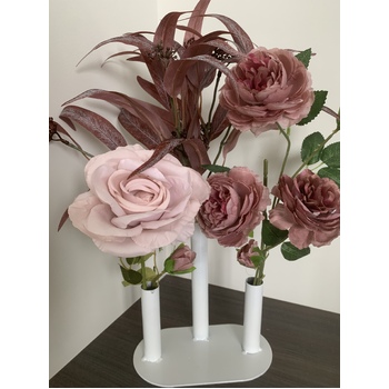 thumb_3 Tier Metal Tube Minimalistic Bud Vase Centerpiece