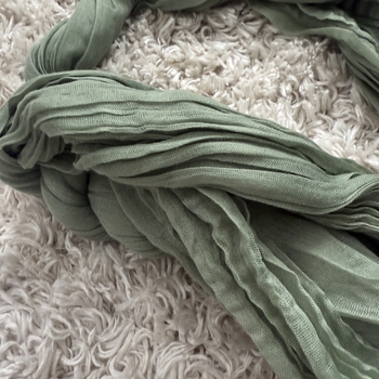 thumb_Extra Long 4m Sage Green Cheesecloth Table Runner 90x400cm