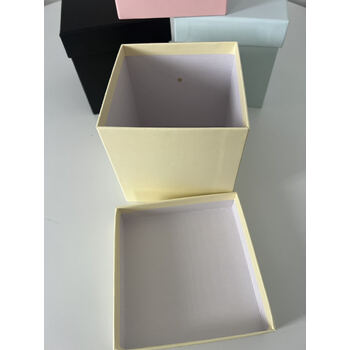 thumb_13cm Square Gift Box with Lid - Yellow