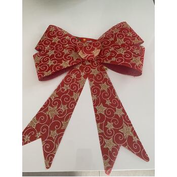 thumb_Extra Large 50cm Red Ribbon Christmas Bow 