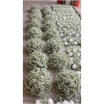 thumb_50cm Floral Babies Breath Ball Arrangement - White