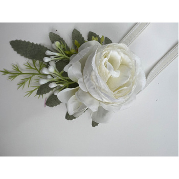 thumb_Corsage -  Peony Rose - White