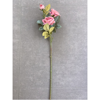 thumb_70cm - Pink/Mauve 3 Head Rose Stem