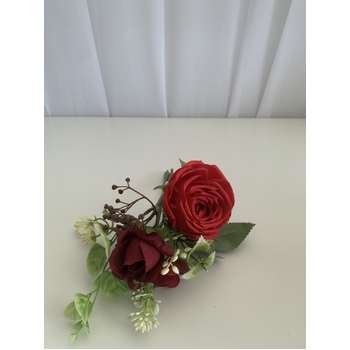 thumb_Red Rose and Peony Small Bouquet or Floral Arrangement