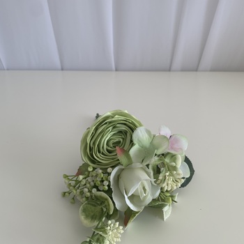 thumb_Soft Green Rose and Peony Small Bouquet or Floral Arrangement