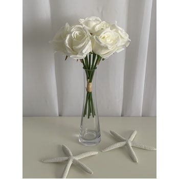 thumb_White 7 Head Rose Bouquet