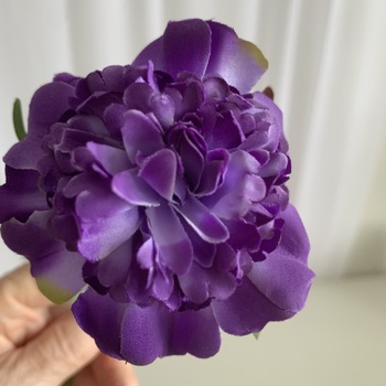 thumb_70cm Ruffled Carnation-Style Blooms - Purple