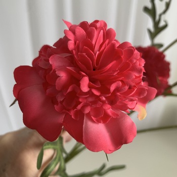 thumb_70cm Ruffled Carnation-Style Blooms - Fuchsia 