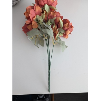 thumb_45cm Artificial Autumn Peony Bouquet | 5 Large 10cm Flowers