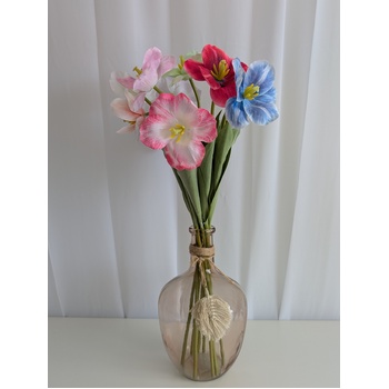 thumb_Violet/Pink Single Stem Open Tulip 65cm