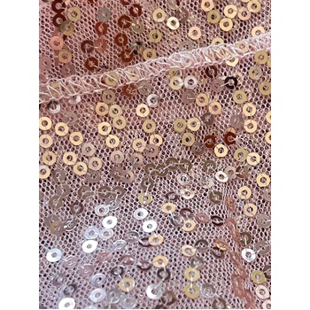 thumb_130x205cm Sequin Tablecloth - Rose Gold