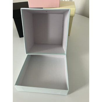 thumb_13cm Square Gift Box with Lid - Soft Blue