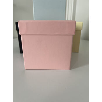 thumb_13cm Square Gift Box with Lid - Pink