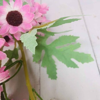 thumb_1.7m Everlasting Daisy Flower Garland - Pink