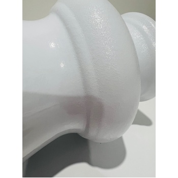 thumb_19cm White High Quality Plastic Flower Pot / Urn