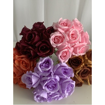 thumb_Light Purple 7 Head Rose Bouquet