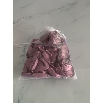 thumb_200 Deep Mauve Silky Rose Petals in organza pouch