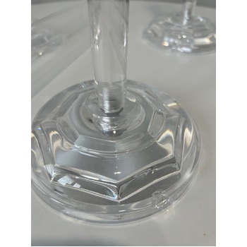 thumb_5 pcs Set of Candelabra 70cm - 130cm - Clear with Glass Windlight