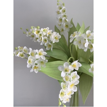 thumb_40cm Artificial Lily of the Valley Single Stem (White)