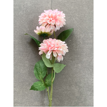 thumb_75cm - 3 Head Dahlia Flower Stem - Pink