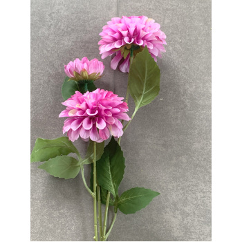 thumb_75cm - 3 Head Dahlia Flower Stem - Light Purple