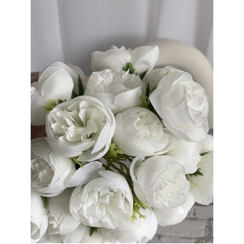 thumb_27 Head White Peony Bouquet/Filler Flower Bunch