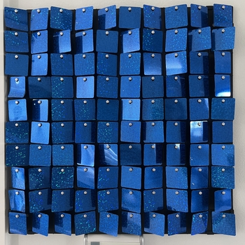 thumb_Royal Blue Mirror Sequin Shimmer Panel Backdrop Wall/Curtain  Mirror Finish