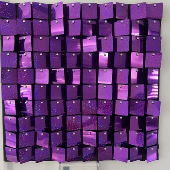 thumb_Purple Mirror Sequin Shimmer Panel Backdrop Wall/Curtain  Mirror Finish