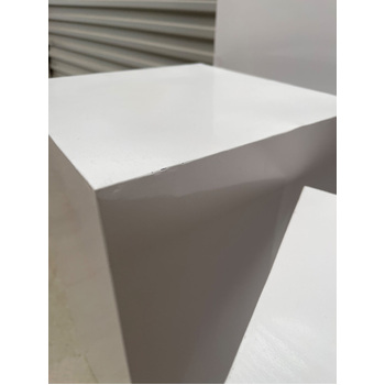 thumb_Factory Seconds - Set of 5 - White Square Plinths Wedding Pedestal