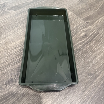 26cm Single Brick Dark Green Plastic Tray for Florist Foam