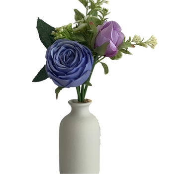 thumb_Blue Rose and Peony Small Bouquet or Floral Arrangement