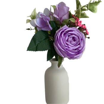 thumb_Light Purple Rose and Peony Small Bouquet or Floral Arrangement