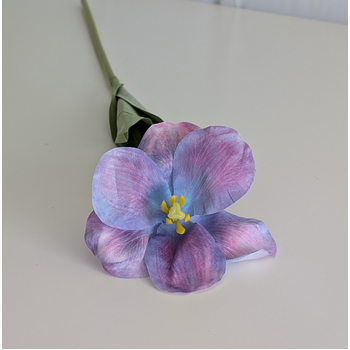 Violet/Pink Single Stem Open Tulip 65cm