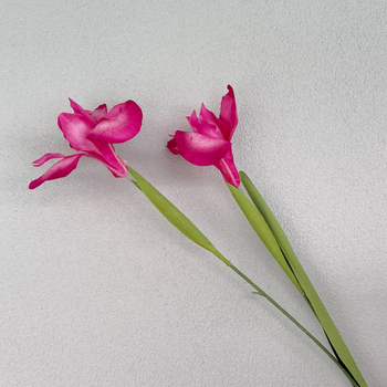 Iris Stem - 85cm Fushia Artificial Stem