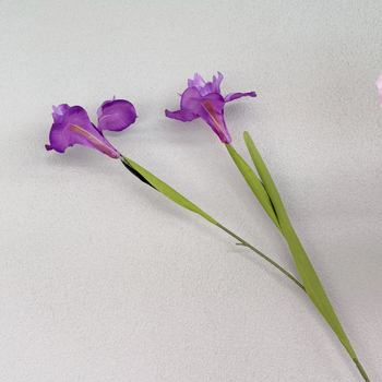 Iris Stem - 85cm Purple Artificial Stem