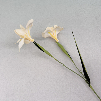 Iris Stem - 85cm Soft Peach Artificial Stem