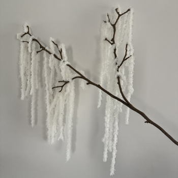 85cm White Cascading Amaranthus