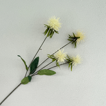 thumb_60cm Yellow Globe Thistle Artificial Stem