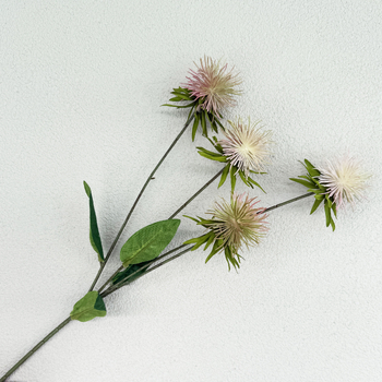 thumb_60cm Pink Globe Thistle Artificial Stem