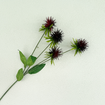 thumb_60cm Burgundy Globe Thistle Artificial Stem