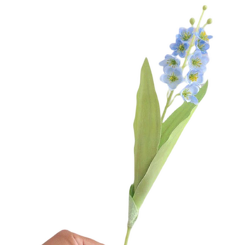 thumb_40cm Artificial Lily of the Valley Single Stem (Blue)