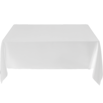 thumb_152x260cm Polyester Tablecloth - White Trestle 