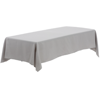 152x320cm Polyester Tablecloth - Silver (grey) Trestle