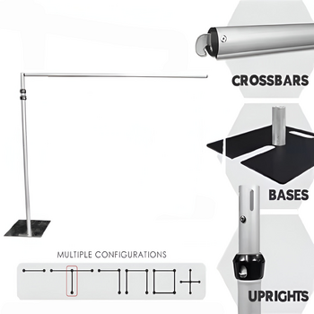 3m x 3m Extension Kit for  Pipe & Drape Backdrop System