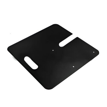 45cm Black Steel Base Plate for Pipe and Drape Backdrop Frame