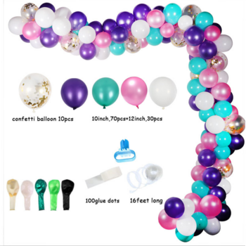 Wholesale DIY Set of 145 pcs. Pink and Lavender Pastel Balloon Arch Garland  Kit | Bulk Party Supplies