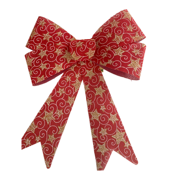 Extra Large 50cm Red Ribbon Christmas Bow 