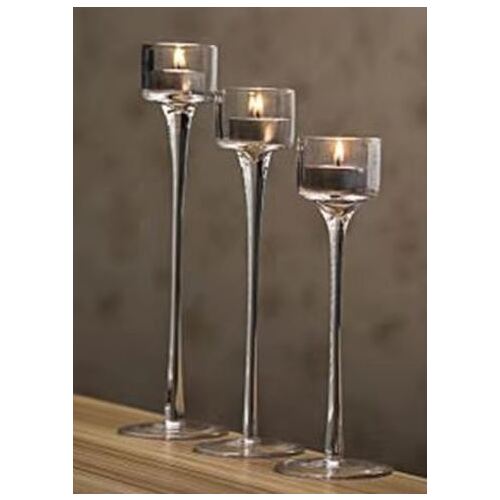 Large View 3pk Stemmed Votive Sized Candle Holder  (FV1824)