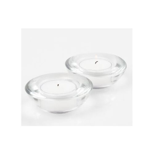 Large View 1pc Glass Tea Light Candle Holder